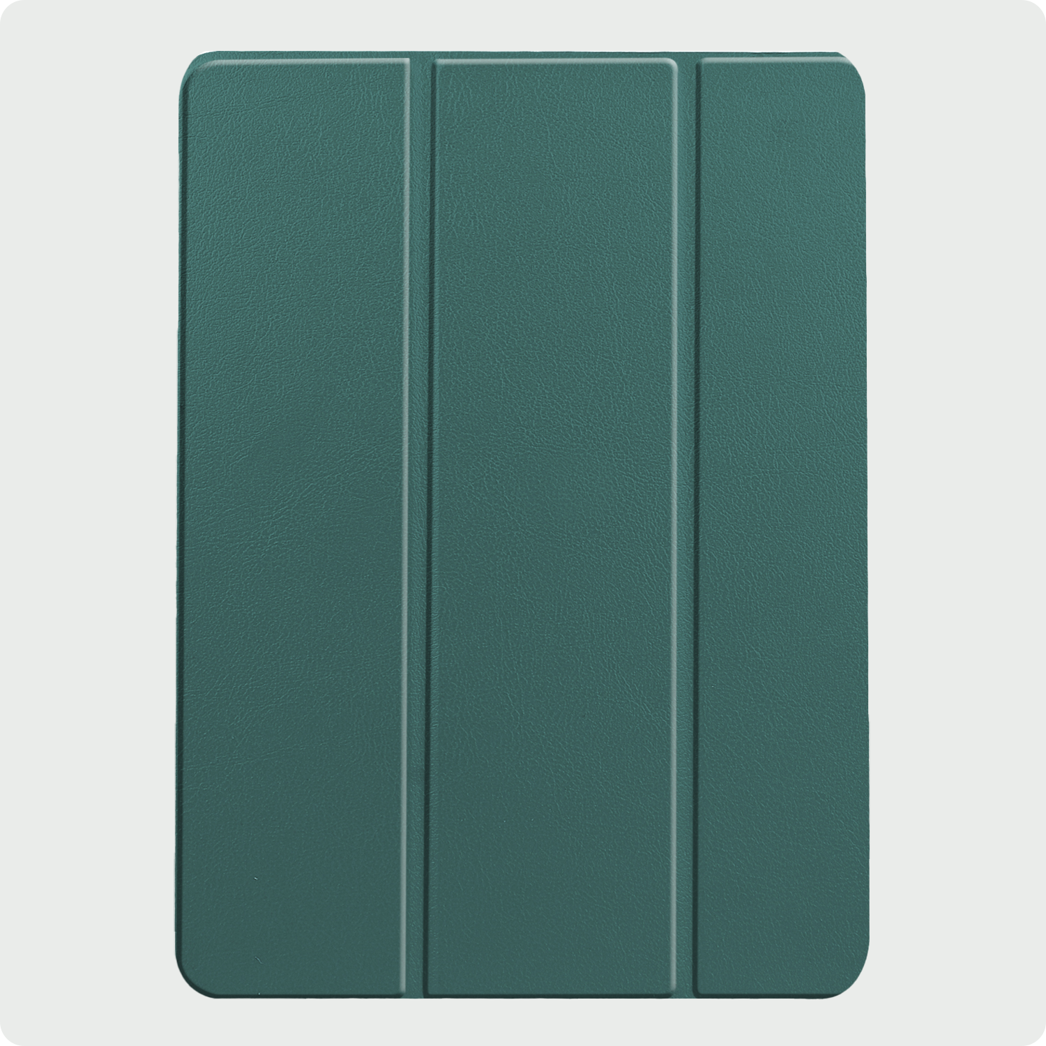 BASEY. Hoesje Geschikt voor iPad Air 6 (11 inch) Hoes Case Tablet Hoesje Tri-fold Met Screenprotector - Hoes Geschikt voor iPad Air 2024 (11 inch) Hoesje Hard Cover Bookcase Hoes - Donkergroen