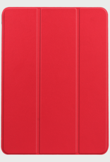 BASEY. Hoesje Geschikt voor iPad Air 6 (11 inch) Hoes Case Tablet Hoesje Tri-fold Met Screenprotector - Hoes Geschikt voor iPad Air 2024 (11 inch) Hoesje Hard Cover Bookcase Hoes - Rood