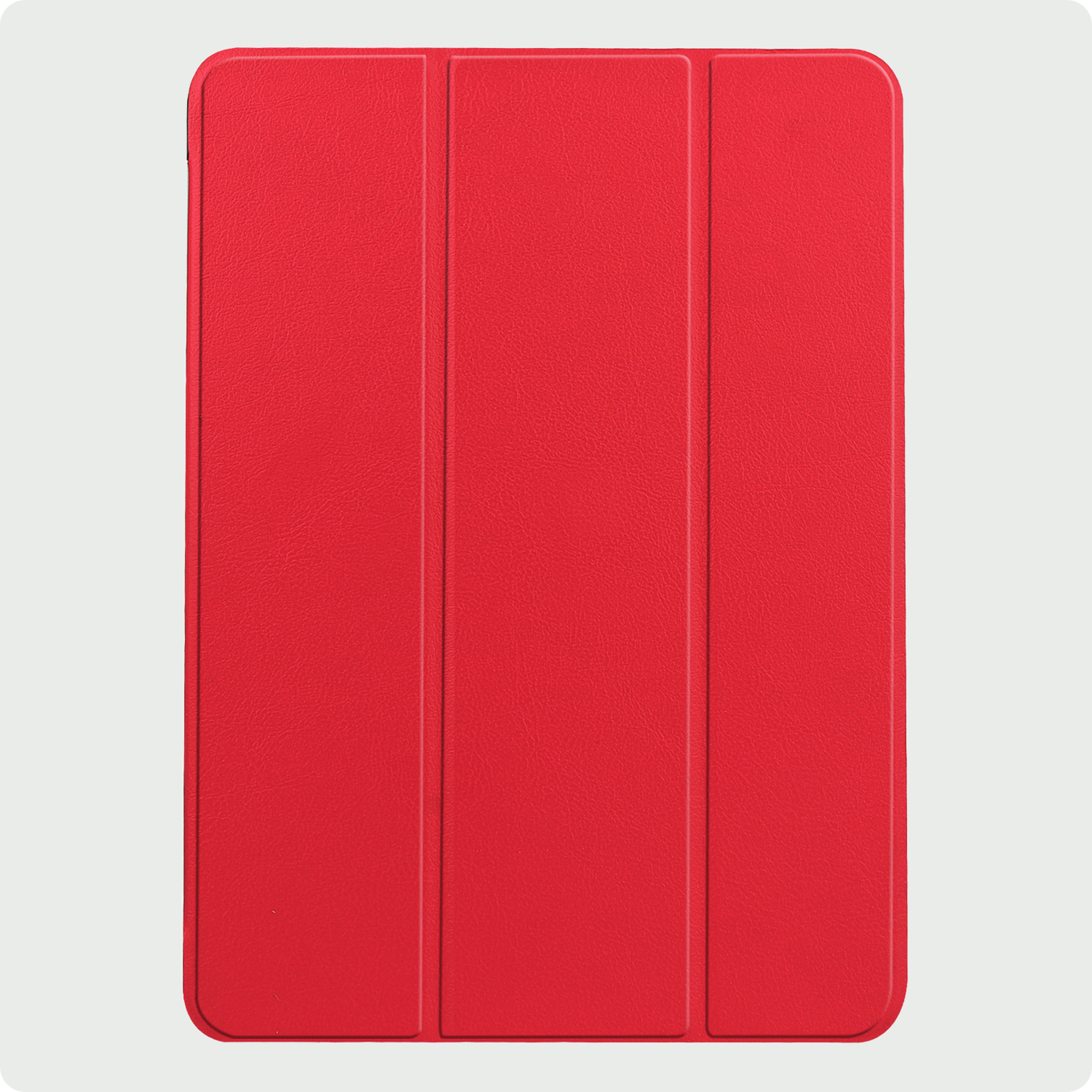 BASEY. Hoesje Geschikt voor iPad Air 6 (11 inch) Hoes Case Tablet Hoesje Tri-fold Met Screenprotector - Hoes Geschikt voor iPad Air 2024 (11 inch) Hoesje Hard Cover Bookcase Hoes - Rood