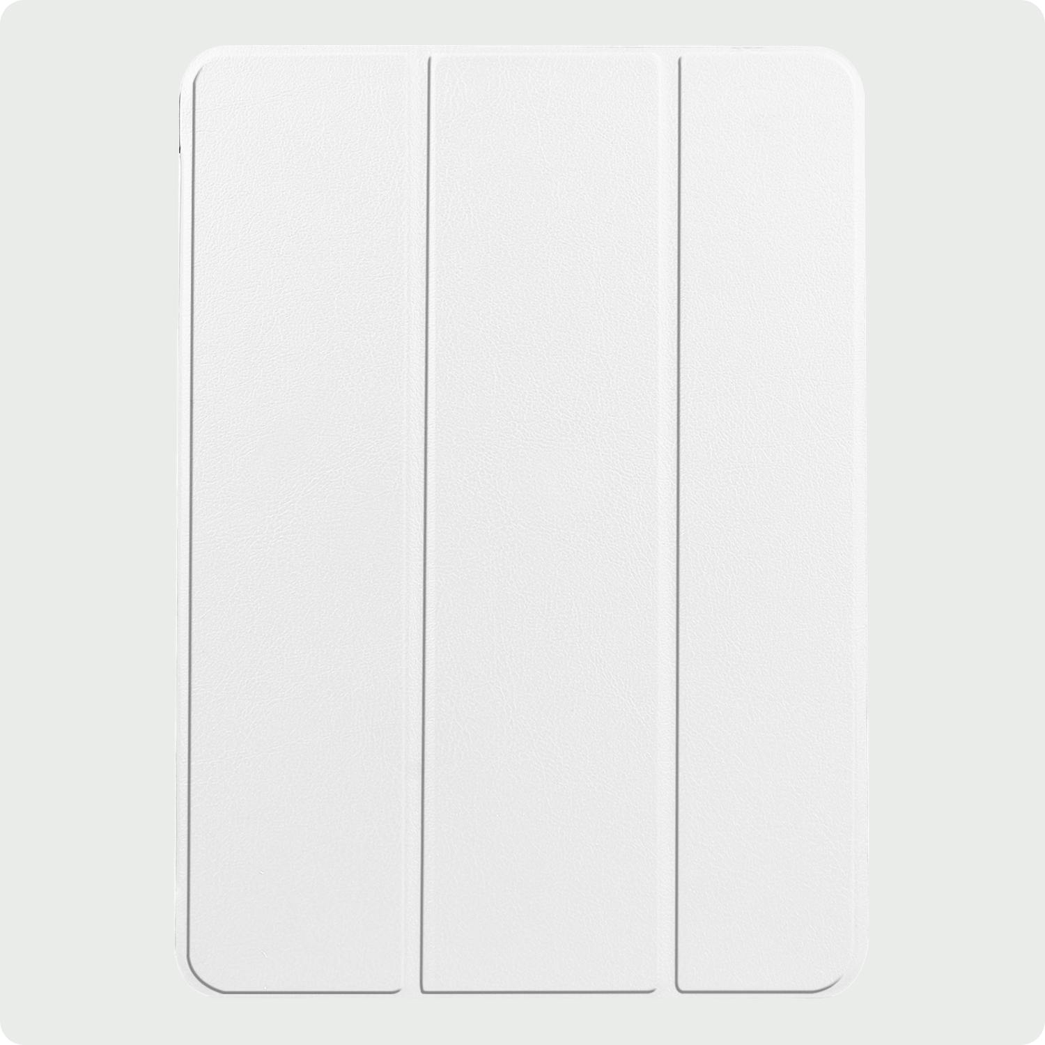 BASEY. Hoesje Geschikt voor iPad Air 6 (11 inch) Hoes Case Tablet Hoesje Tri-fold Met Screenprotector - Hoes Geschikt voor iPad Air 2024 (11 inch) Hoesje Hard Cover Bookcase Hoes - Wit