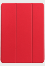 BASEY. Hoesje Geschikt voor iPad Air 6 (11 inch) Hoes Case Tablet Hoesje Tri-fold Met Uitsparing Geschikt voor Apple Pencil Met Screenprotector - Hoes Geschikt voor iPad Air 2024 (11 inch) Hoesje Hard Cover Bookcase Hoes - Rood
