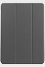 BASEY. Hoesje Geschikt voor iPad Air 6 (13 inch) Hoes Case Tablet Hoesje Tri-fold Met Screenprotector - Hoes Geschikt voor iPad Air 2024 (13 inch) Hoesje Hard Cover Bookcase Hoes - Grijs
