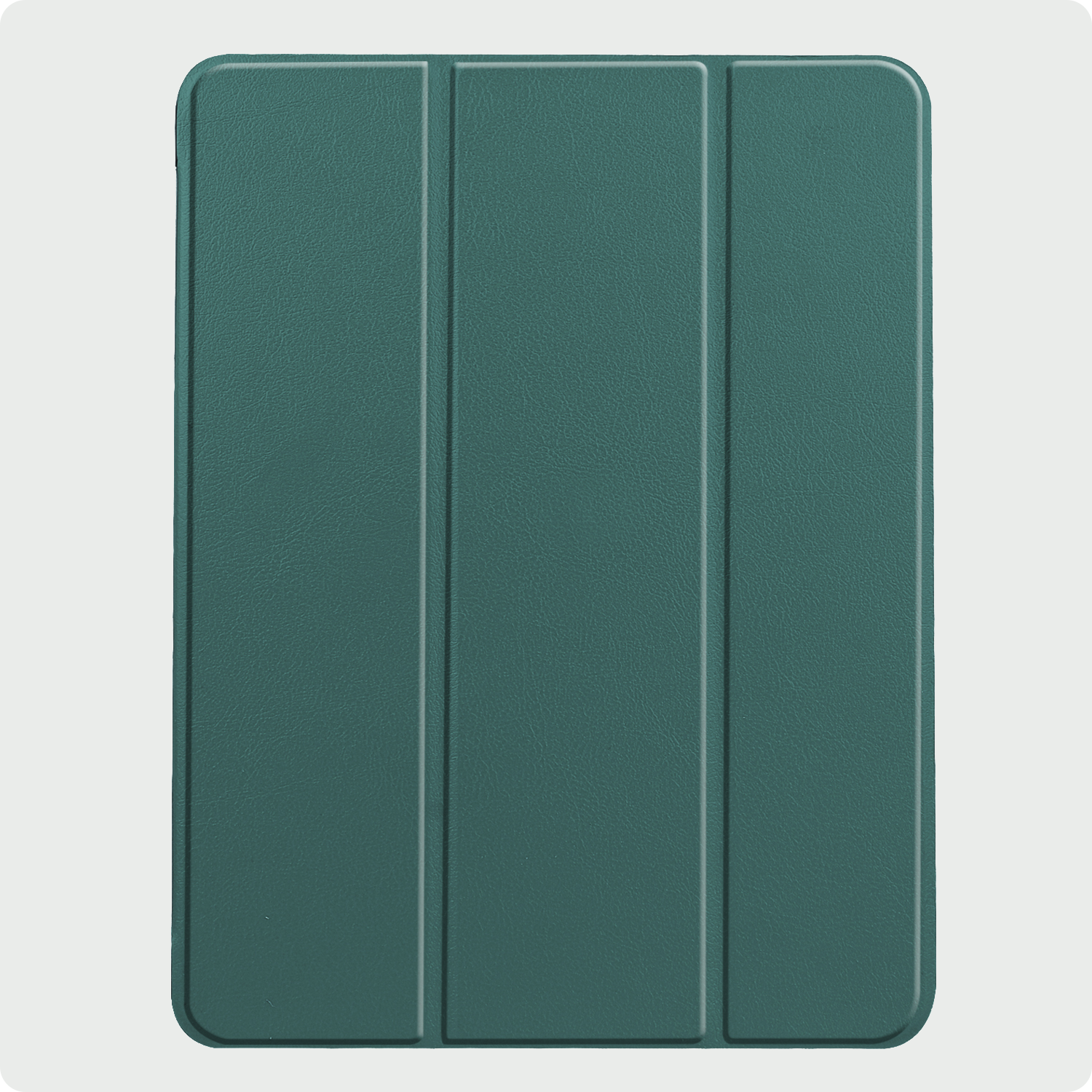 BASEY. Hoesje Geschikt voor iPad Air 6 (13 inch) Hoes Case Tablet Hoesje Tri-fold Met Uitsparing Geschikt voor Apple Pencil Met Screenprotector - Hoes Geschikt voor iPad Air 2024 (13 inch) Hoesje Hard Cover Bookcase Hoes - Donkergroen