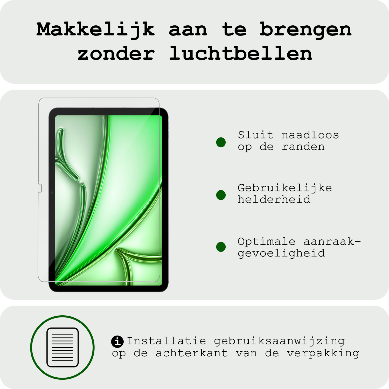 BASEY. Hoesje Geschikt voor iPad Air 6 (13 inch) Hoes Case Tablet Hoesje Tri-fold Met Uitsparing Geschikt voor Apple Pencil Met Screenprotector - Hoes Geschikt voor iPad Air 2024 (13 inch) Hoesje Hard Cover Bookcase Hoes - Grijs
