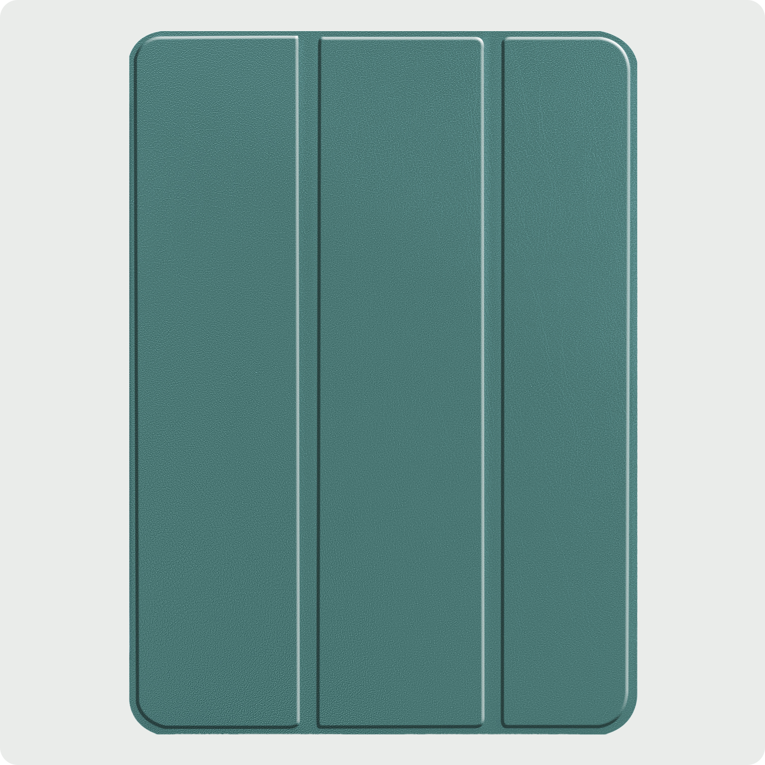 BASEY. Hoesje Geschikt voor iPad Pro 2024 (11 inch) Hoes Case Tablet Hoesje Tri-fold Met Screenprotector - Hoes Geschikt voor iPad Pro 2024 11 inch (7e generatie) Hoesje Hard Cover Bookcase Hoes - Donkergroen