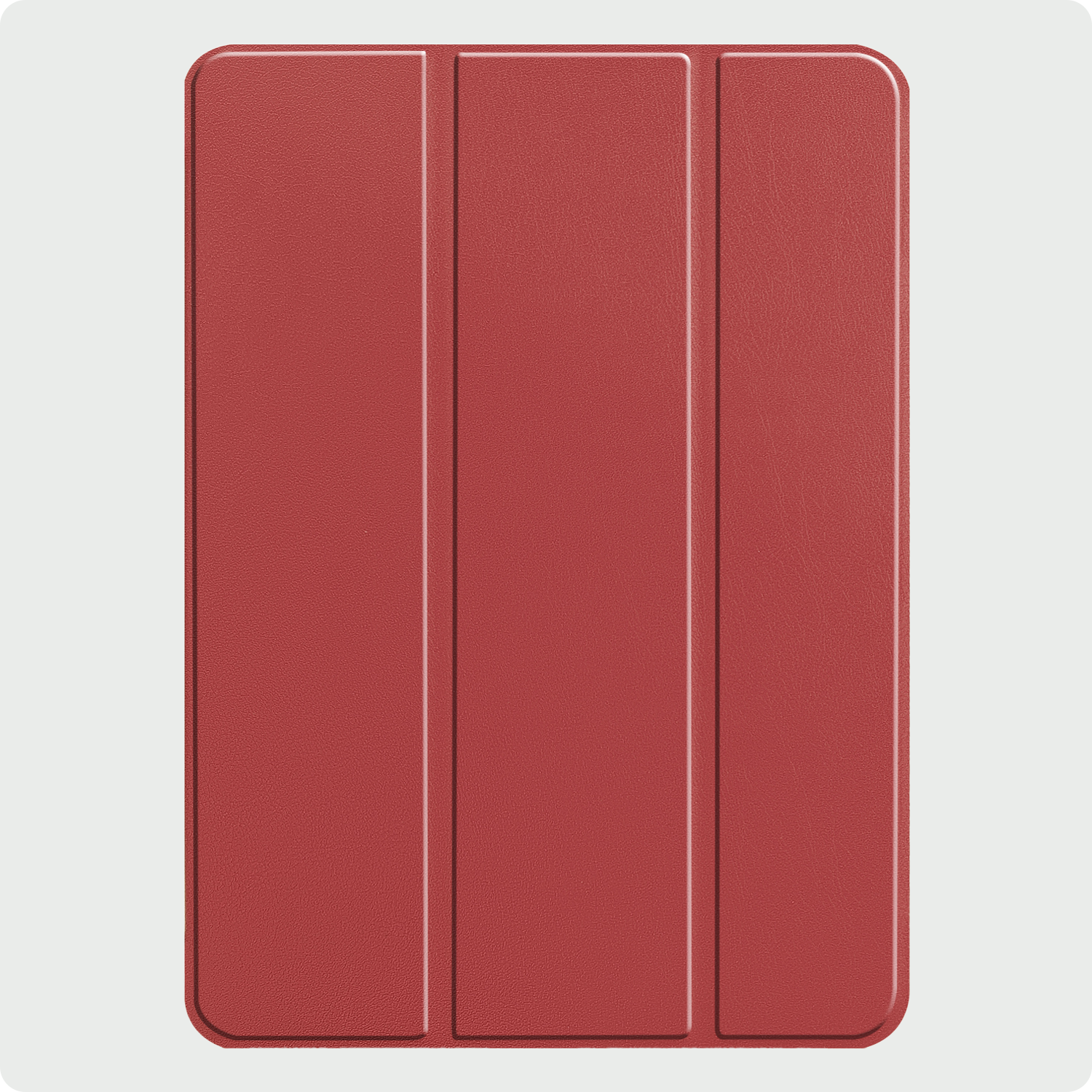 BASEY. Hoesje Geschikt voor iPad Pro 2024 (11 inch) Hoes Case Tablet Hoesje Tri-fold Met Screenprotector - Hoes Geschikt voor iPad Pro 2024 11 inch (7e generatie) Hoesje Hard Cover Bookcase Hoes - Donkerrood