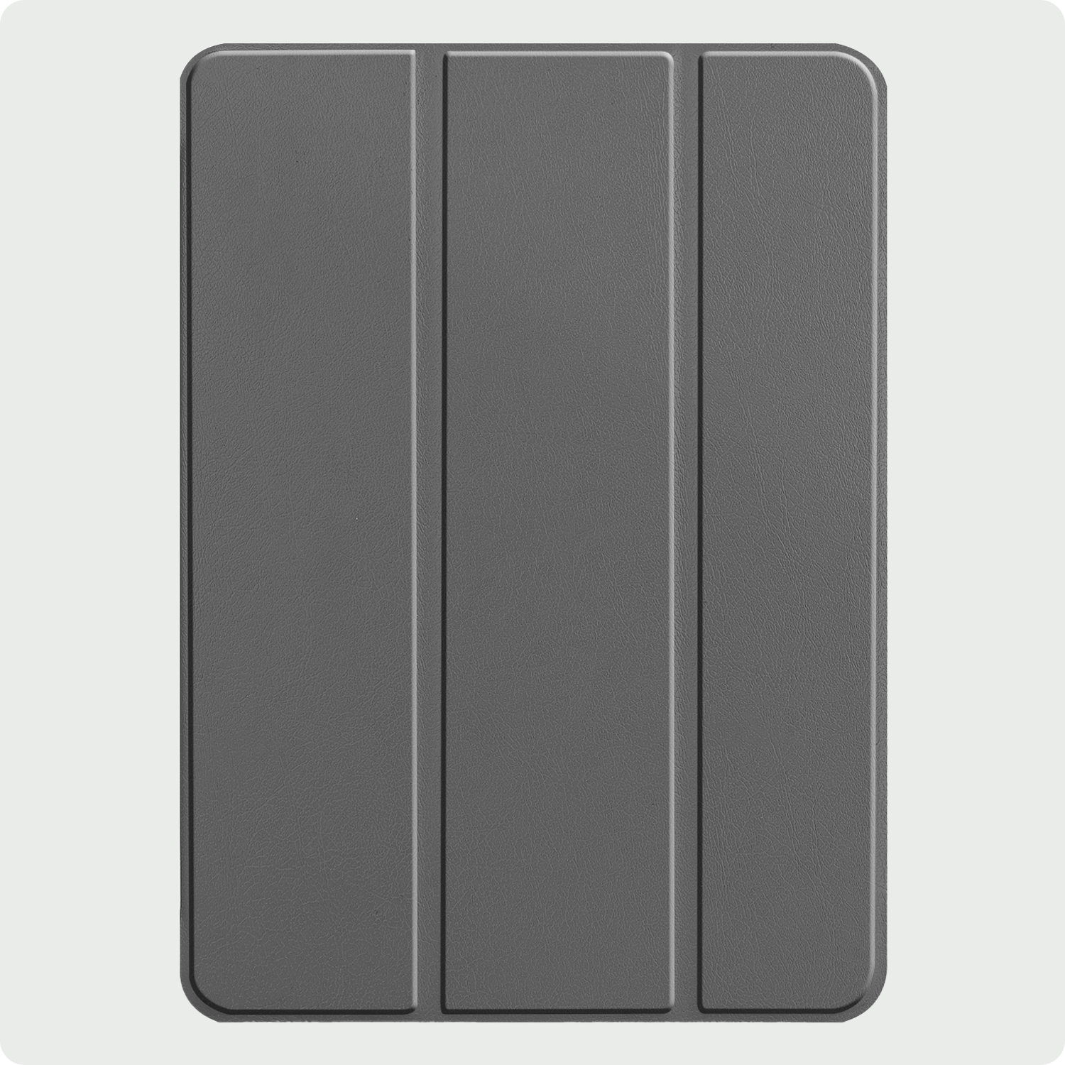 BASEY. Hoesje Geschikt voor iPad Pro 2024 (11 inch) Hoes Case Tablet Hoesje Tri-fold Met Screenprotector - Hoes Geschikt voor iPad Pro 2024 11 inch (7e generatie) Hoesje Hard Cover Bookcase Hoes - Grijs