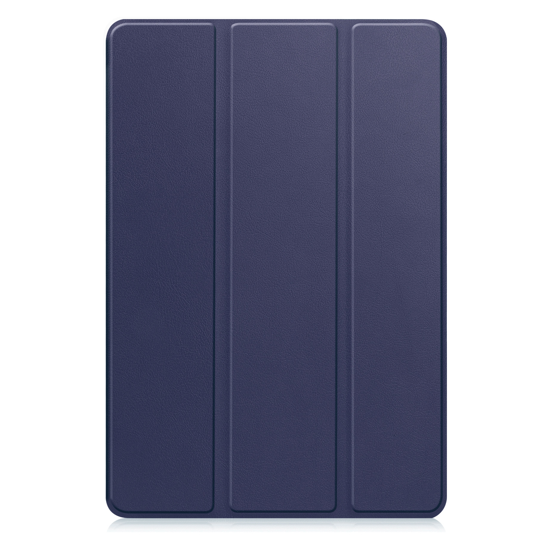 BASEY. Hoesje Geschikt voor Samsung Galaxy Tab S9 FE Plus Hoes Case Tablet Hoesje Tri-fold Met Uitsparing Geschikt voor S Pen - Hoes Geschikt voor Samsung Tab S9 FE Plus Hoesje Hard Cover Bookcase Hoes - Donkerblauw
