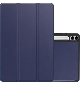 NoXx NoXx Samsung Galaxy Tab S9 FE Plus Hoesje Met Uitsparing S Pen - Donkerblauw