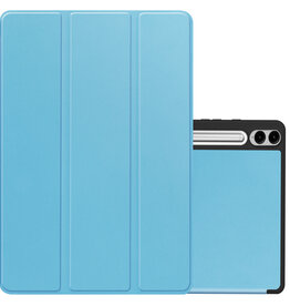 NoXx NoXx Samsung Galaxy Tab S9 FE Plus Hoesje Met Uitsparing S Pen - Licht Blauw