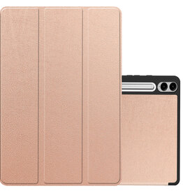 NoXx NoXx Samsung Galaxy Tab S9 FE Plus Hoesje Met Uitsparing S Pen - Rose Goud