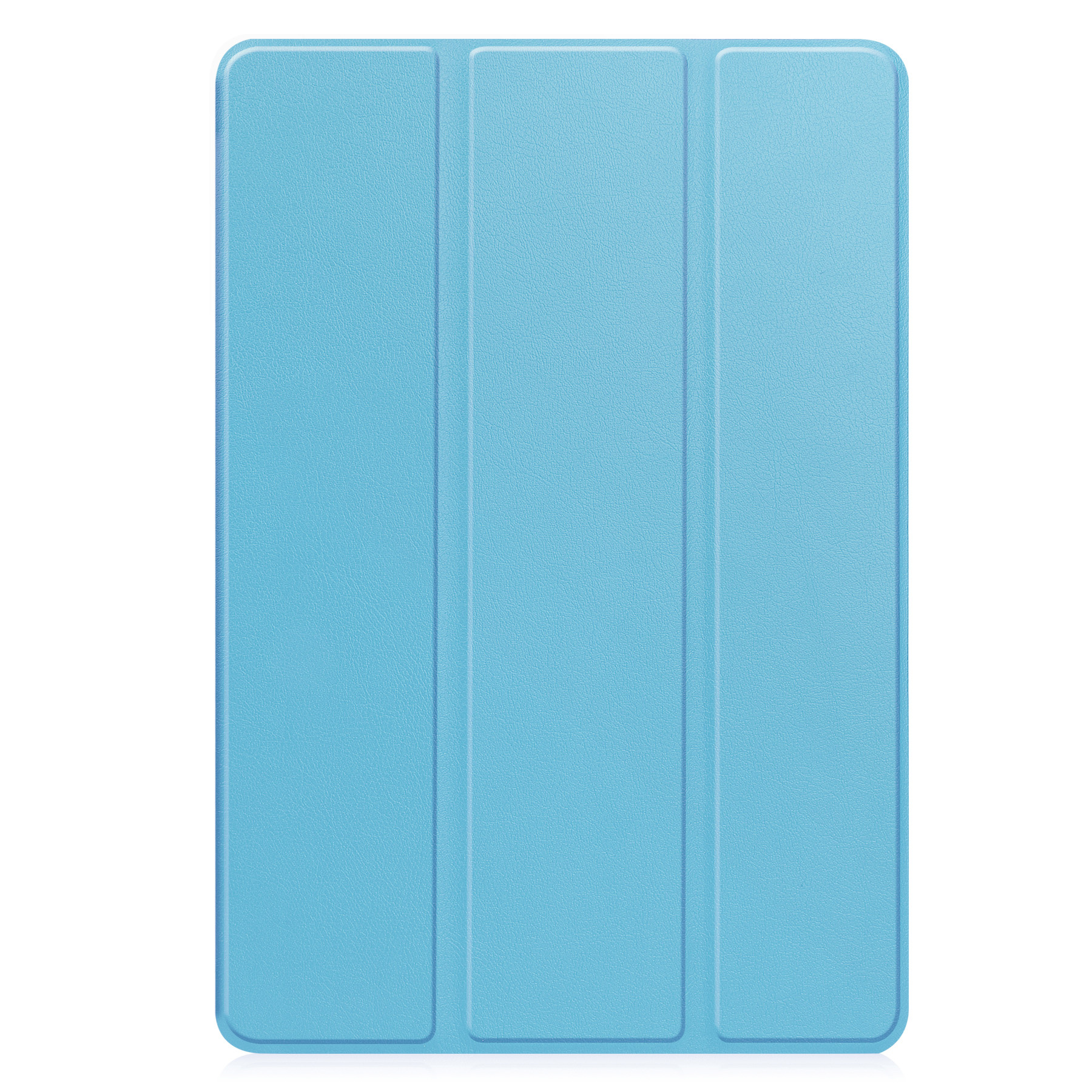 Nomfy Hoes Geschikt voor Samsung Galaxy Tab S9 FE Plus Hoes Tri-fold Tablet Hoesje Case Met Uitsparing Geschikt voor S Pen - Hoesje Geschikt voor Samsung Tab S9 FE Plus Hoesje Hardcover Bookcase - Lichtblauw