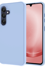 NoXx Hoes Geschikt voor Samsung A25 Hoesje Cover Siliconen Back Case Hoes - Lichtblauw