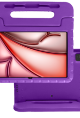 NoXx Hoesje Geschikt voor iPad Air 6 (11 inch) Hoesje Kinderhoes Shockproof Hoes Kids Case - Paars
