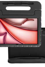 NoXx Hoesje Geschikt voor iPad Air 6 (11 inch) Hoesje Kinderhoes Shockproof Hoes Kids Case - Zwart