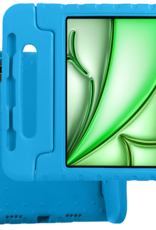 BASEY. Hoesje Geschikt voor iPad Air 6 (11 inch) Hoesje Kinder Hoes Shockproof Kinderhoes - Kindvriendelijk Hoesje Geschikt voor iPad Air 2024 (11 inch) Hoes Kids Case - Blauw
