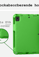 BASEY. Hoesje Geschikt voor iPad Air 6 (11 inch) Hoesje Kinder Hoes Shockproof Kinderhoes - Kindvriendelijk Hoesje Geschikt voor iPad Air 2024 (11 inch) Hoes Kids Case - Groen