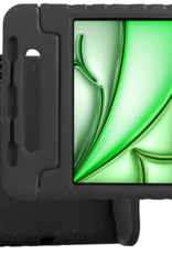 BASEY. Hoesje Geschikt voor iPad Air 6 (11 inch) Hoesje Kinder Hoes Shockproof Kinderhoes - Kindvriendelijk Hoesje Geschikt voor iPad Air 2024 (11 inch) Hoes Kids Case - Zwart