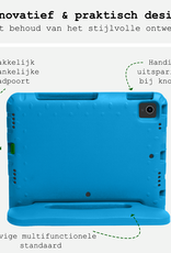 BASEY. Hoesje Geschikt voor iPad Air 6 (11 inch) Hoesje Kinder Hoes Shockproof Kinderhoes Met Screenprotector - Kindvriendelijk Hoesje Geschikt voor iPad Air 2024 (11 inch) Hoes Kids Case - Blauw