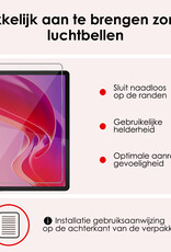 NoXx Hoesje Geschikt voor Lenovo Tab M11 Hoesje Case Hard Cover Hoes Book Case Met Screenprotector - Rood