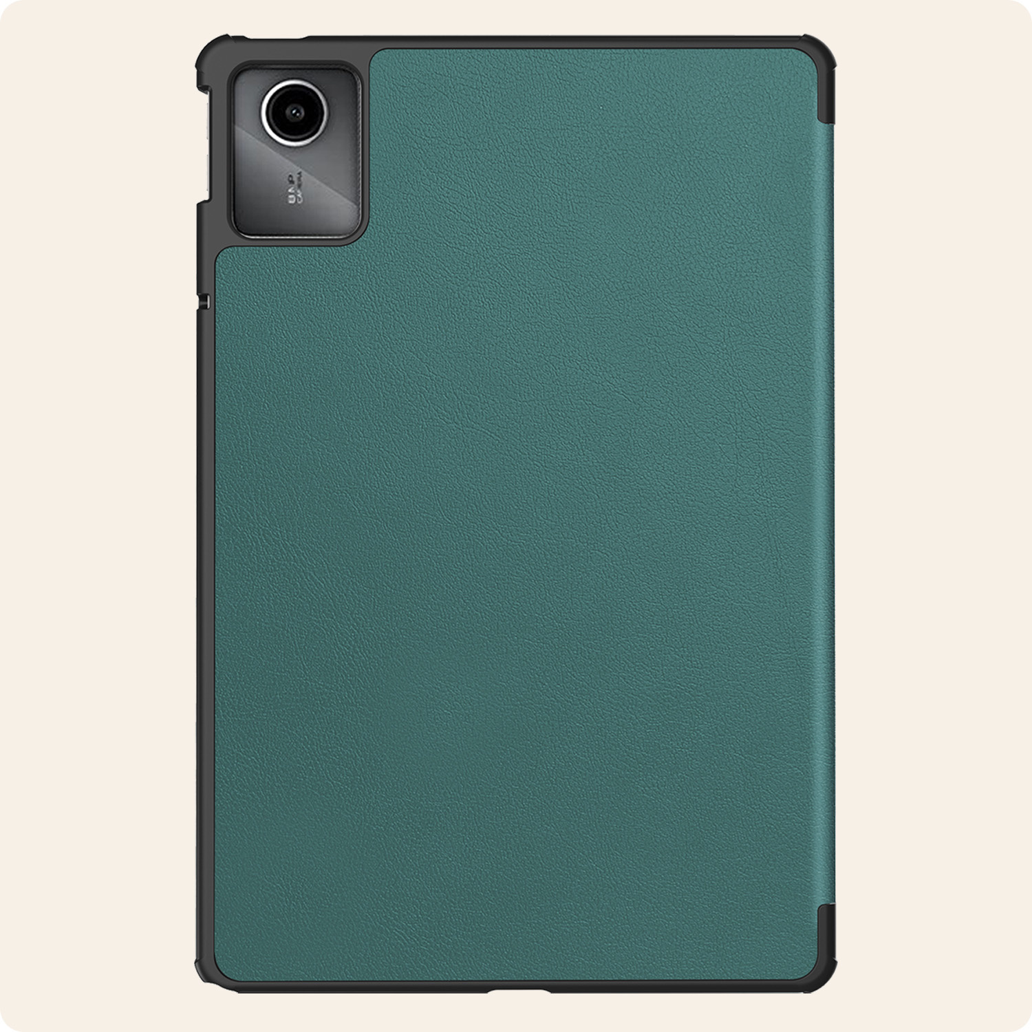 Nomfy Hoes Geschikt voor Lenovo Tab M11 Hoes Tri-fold Tablet Hoesje Case - Hoesje Geschikt voor Lenovo Tab M11 (11 inch) Hoesje Hardcover Bookcase - Donkergroen