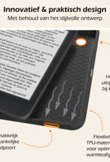Nomfy Hoesje Geschikt voor Kobo Clara BW Hoes Book Case - Hoes Geschikt voor Kobo Clara BW Hoesje Book Cover - Zwart