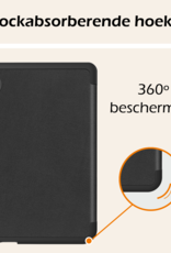 Nomfy Hoesje Geschikt voor Kobo Clara BW Hoes Book Case - Hoes Geschikt voor Kobo Clara BW Hoesje Book Cover - Zwart