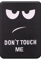 Nomfy Hoesje Geschikt voor Kobo Clara BW Hoes Book Case - Hoes Geschikt voor Kobo Clara BW Hoesje Book Cover - Don't Touch Me