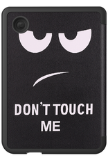 Nomfy Hoesje Geschikt voor Kobo Clara BW Hoes Book Case - Hoes Geschikt voor Kobo Clara BW Hoesje Book Cover - Don't Touch Me