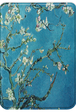 Nomfy Hoesje Geschikt voor Kobo Clara BW Hoes Book Case - Hoes Geschikt voor Kobo Clara BW Hoesje Book Cover - Bloesem