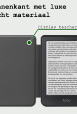 BASEY. Hoes Geschikt voor Kobo Clara BW Hoesje Bookcase Cover Hoes - Hoesje Geschikt voor Kobo Clara BW Hoes Cover Case - Zwart