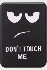 BASEY. Hoes Geschikt voor Kobo Clara BW Hoesje Bookcase Cover Hoes - Hoesje Geschikt voor Kobo Clara BW Hoes Cover Case - Don't Touch Me