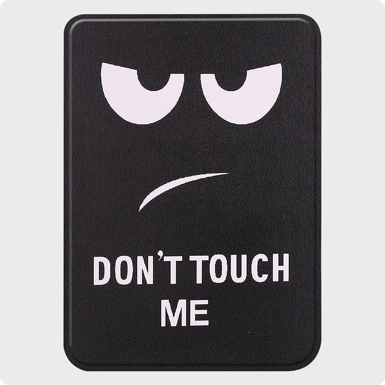 BASEY. Hoes Geschikt voor Kobo Clara BW Hoesje Bookcase Cover Hoes - Hoesje Geschikt voor Kobo Clara BW Hoes Cover Case - Don't Touch Me