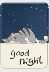 BASEY. Hoes Geschikt voor Kobo Clara BW Hoesje Bookcase Cover Hoes - Hoesje Geschikt voor Kobo Clara BW Hoes Cover Case - Kat