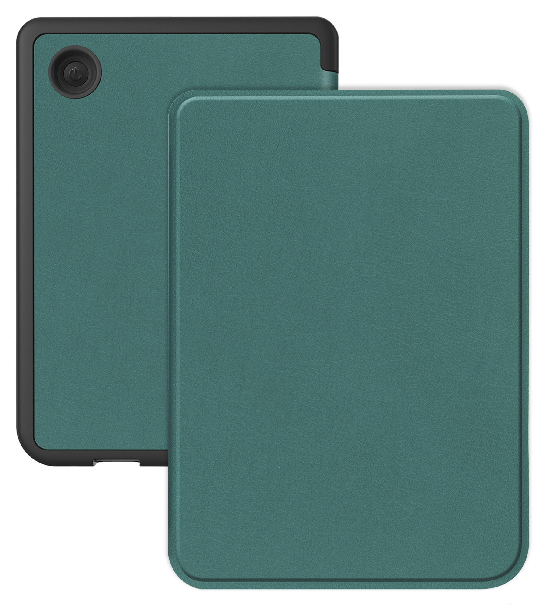 BASEY. Hoes Geschikt voor Kobo Clara BW Hoesje Bookcase Cover Hoes - Hoesje Geschikt voor Kobo Clara BW Hoes Cover Case - Donkergroen