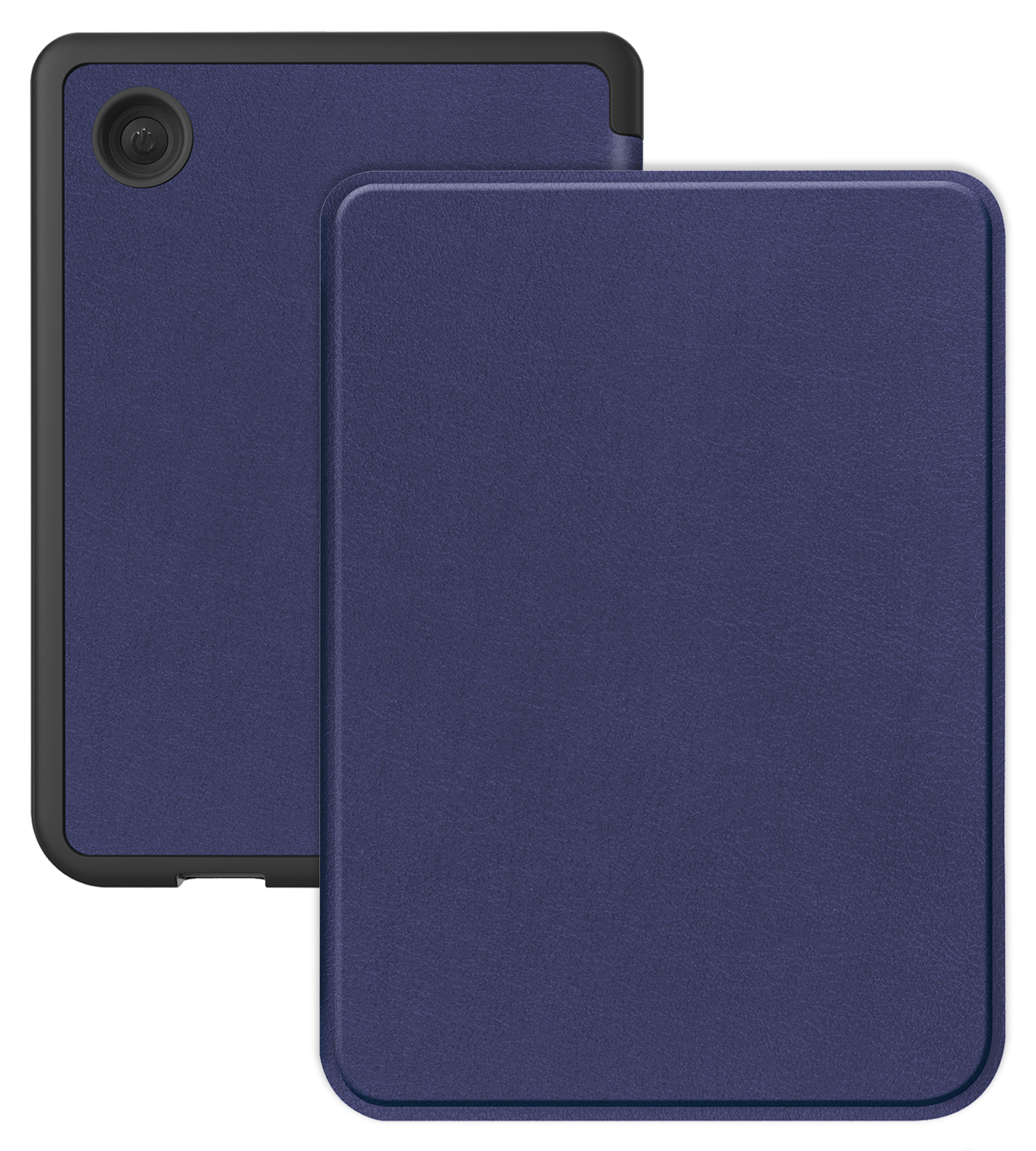 BASEY. Hoes Geschikt voor Kobo Clara Colour Hoesje Bookcase Cover Hoes - Hoesje Geschikt voor Kobo Clara Colour Hoes Cover Case - Donkerblauw