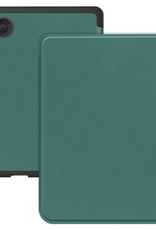 BASEY. Hoes Geschikt voor Kobo Clara Colour Hoesje Bookcase Cover Hoes - Hoesje Geschikt voor Kobo Clara Colour Hoes Cover Case - Donkergroen