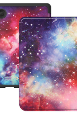 BASEY. Hoes Geschikt voor Kobo Clara Colour Hoesje Bookcase Cover Hoes - Hoesje Geschikt voor Kobo Clara Colour Hoes Cover Case - Galaxy