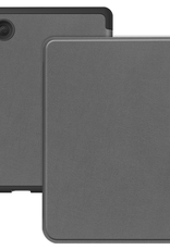 BASEY. Hoes Geschikt voor Kobo Clara Colour Hoesje Bookcase Cover Hoes - Hoesje Geschikt voor Kobo Clara Colour Hoes Cover Case - Grijs