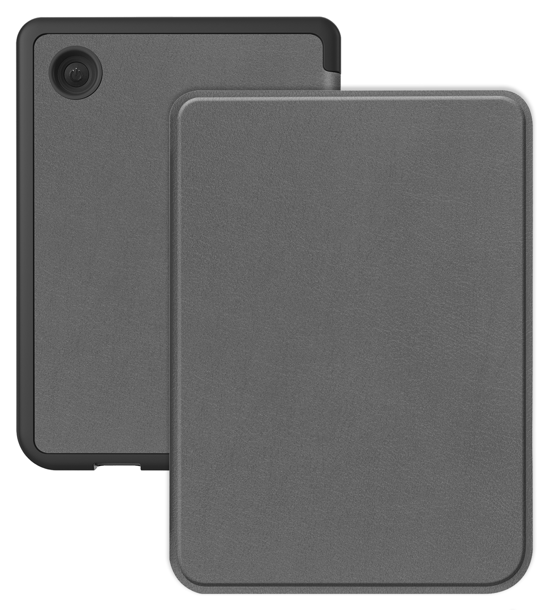 BASEY. Hoes Geschikt voor Kobo Clara Colour Hoesje Bookcase Cover Hoes - Hoesje Geschikt voor Kobo Clara Colour Hoes Cover Case - Grijs