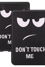 BASEY. Hoes Geschikt voor Kobo Clara Colour Hoesje Bookcase Cover Hoes - Hoesje Geschikt voor Kobo Clara Colour Hoes Cover Case - Don't Touch Me