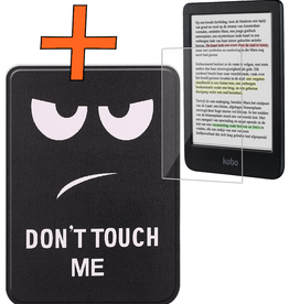 Nomfy Nomfy Kobo Clara Colour Hoesje Met Screenprotector - Don't Touch Me