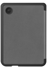 Nomfy Hoesje Geschikt voor Kobo Clara Colour Hoes Book Case - Hoes Geschikt voor Kobo Clara Colour Hoesje Book Cover Met Screenprotector - Grijs