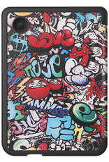 Nomfy Hoesje Geschikt voor Kobo Clara Colour Hoes Book Case - Hoes Geschikt voor Kobo Clara Colour Hoesje Book Cover Met Screenprotector - Graffity