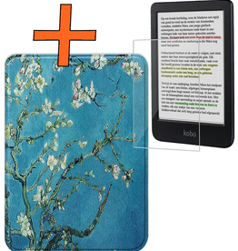 Nomfy Nomfy Kobo Clara Colour Hoesje Met Screenprotector - Bloesem