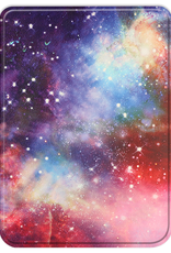 Nomfy Hoesje Geschikt voor Kobo Clara Colour Hoes Book Case - Hoes Geschikt voor Kobo Clara Colour Hoesje Book Cover - Galaxy