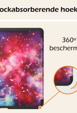 Nomfy Hoesje Geschikt voor Kobo Clara Colour Hoes Book Case - Hoes Geschikt voor Kobo Clara Colour Hoesje Book Cover - Galaxy