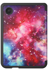 Nomfy Hoesje Geschikt voor Kobo Clara Colour Hoes Book Case - Hoes Geschikt voor Kobo Clara Colour Hoesje Book Cover - Galaxy