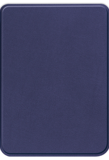 Nomfy Hoesje Geschikt voor Kobo Clara Colour Hoes Book Case - Hoes Geschikt voor Kobo Clara Colour Hoesje Book Cover - Donkerblauw