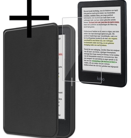 NoXx NoXx Kobo Clara Colour Hoesje Met Screenprotector - Zwart